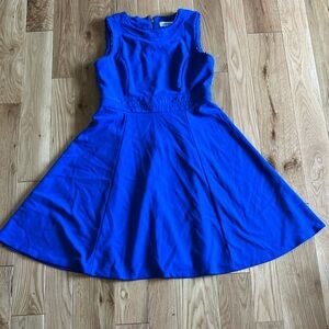 Calvin Klein Blue Sleeveless Dress